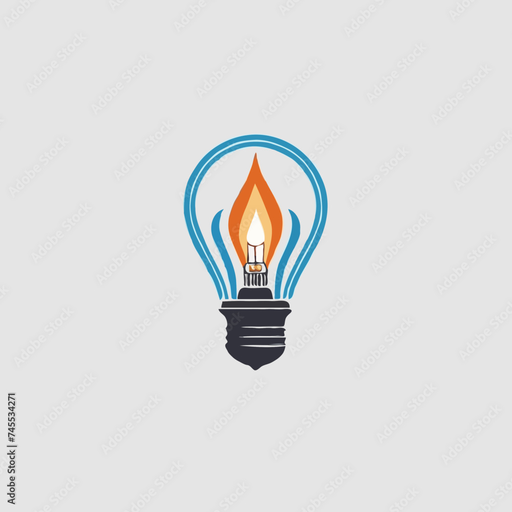 light bulb icon on white
light bulb icon on white
