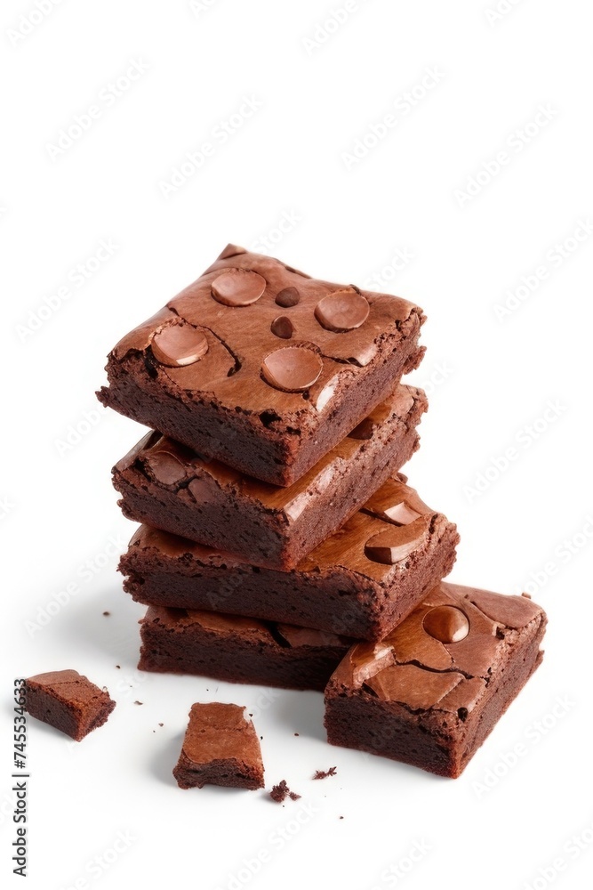 chocolate brownies on a wooden cutting board chocolate brownies on a wooden cutting board