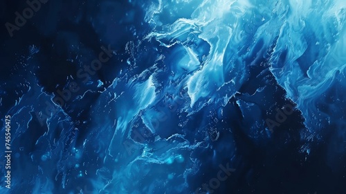 Abstract blue effect background - generative ai