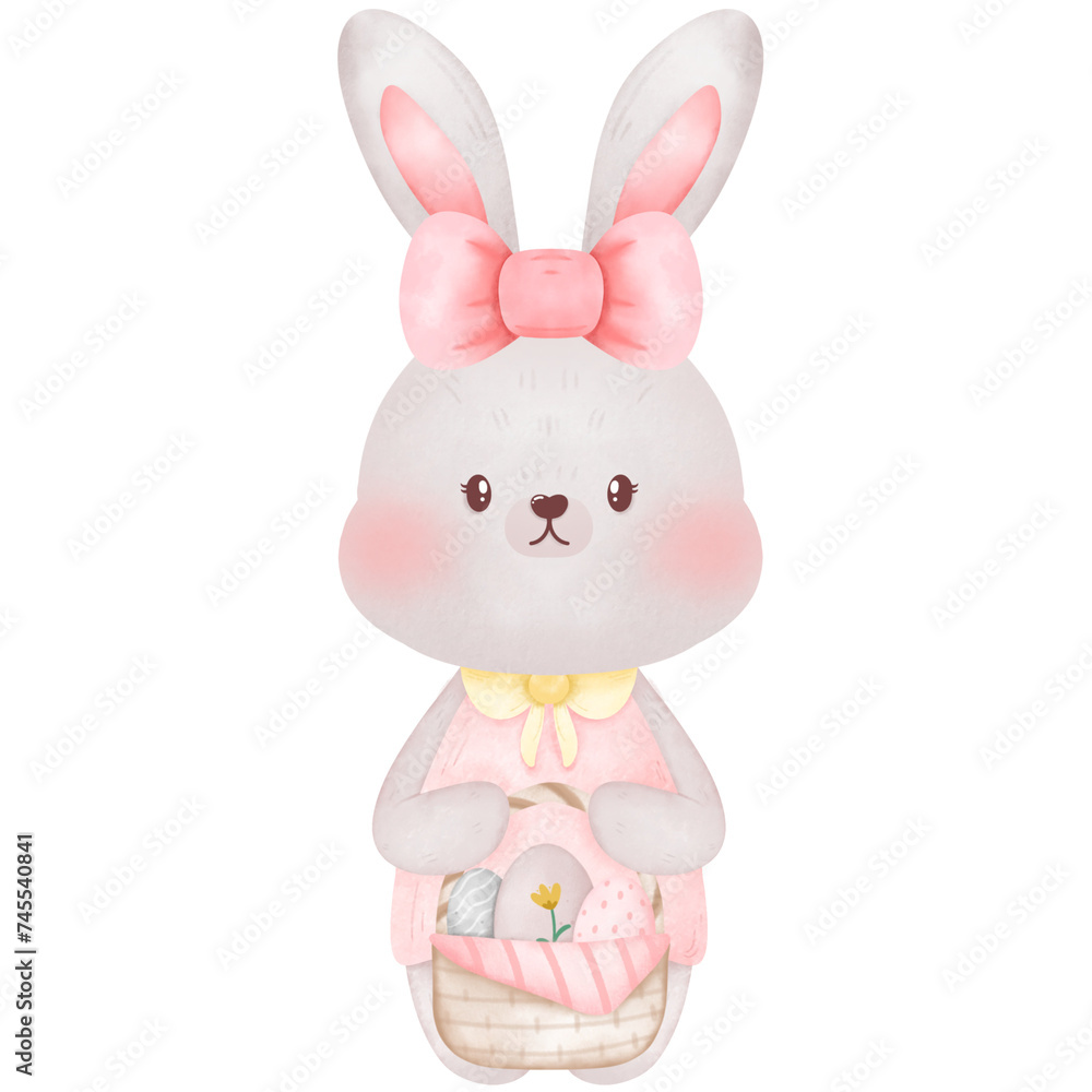 easter bunny and Easter eggs on Easter Day, hand drawn illustrations
easter bunny and Easter eggs on Easter Day, hand drawn illustrations