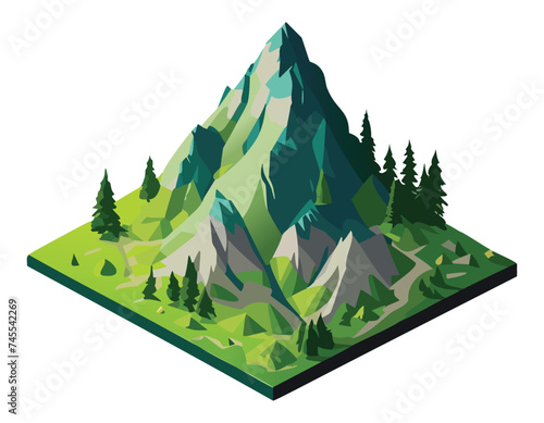 Isometric Mountain