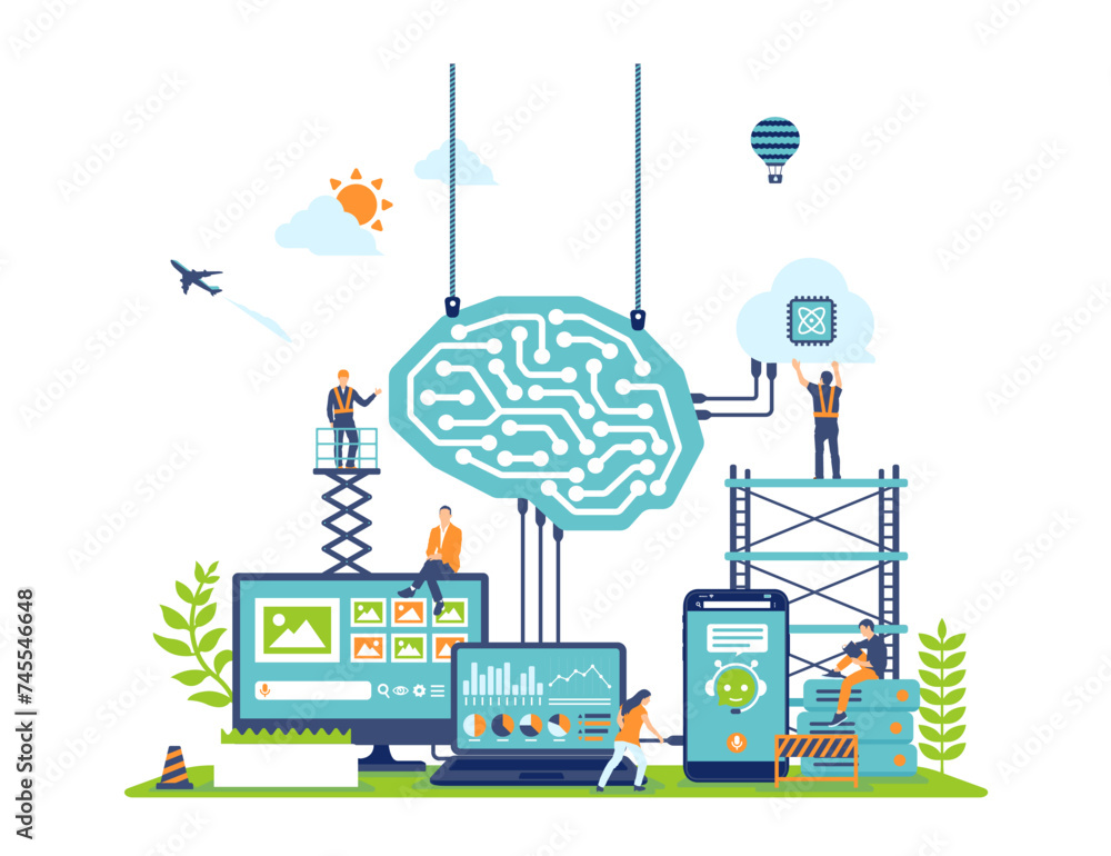 Generative Ai Artificial Intelligence Vector Illustration Stock Vector Adobe Stock Generative Ai Artificial Intelligence Vector Illustration Stock Vector Adobe Stock