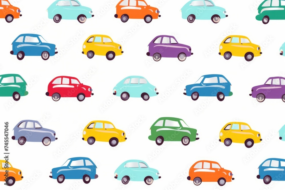 Pattern Colored Cars