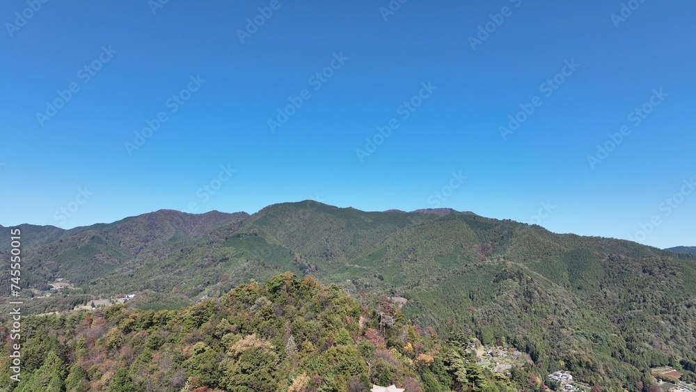 上野原、八重山の展望台からの眺望