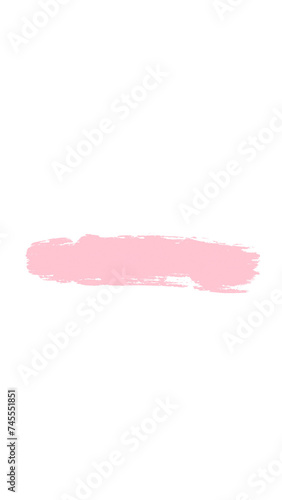 Pink brush line, paint brush