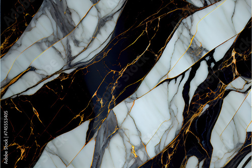 Realistic marble background. AI generated photo