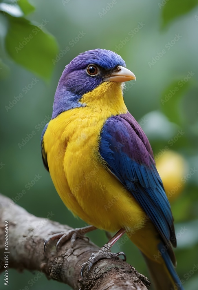 Obraz premium blue winged bird