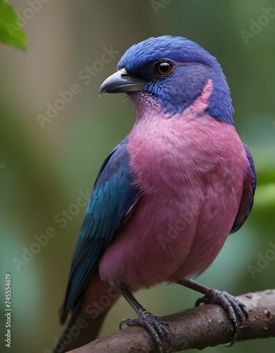 lilac breasted roller face photo
