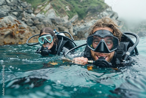 Adventurers combine hiking and scuba diving in a unique expedition, inspired by sea and land