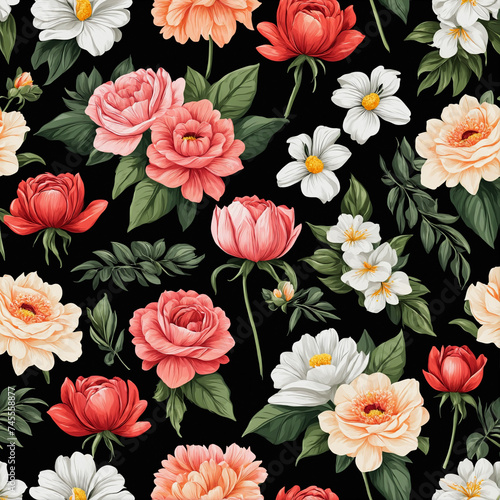 floral pattern.generative AI