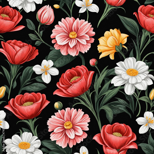 floral pattern.generative AI