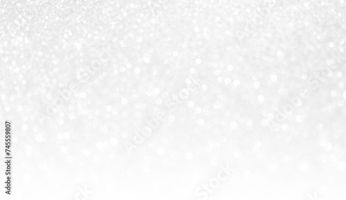 Bokeh Background Light Glow White Blur Party Celebrate Texture Abstract Effect festive Blurry Holiday Effect Glitter Silver Grey Dreamy Soft Pattern Luxury Mockup Season Winter Summer Backdrop Magic. © wing-wing