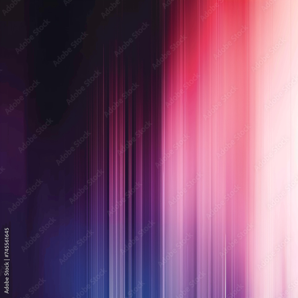 Wavy pink and purple lines create a dynamic, abstract background