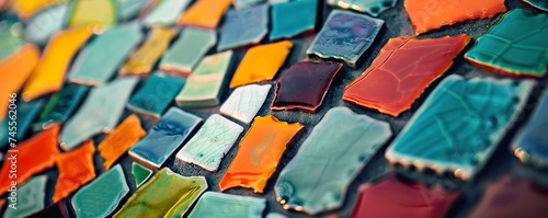 Mosaic tile elegance pieces of color crafting entire stories intricate and captivating photo