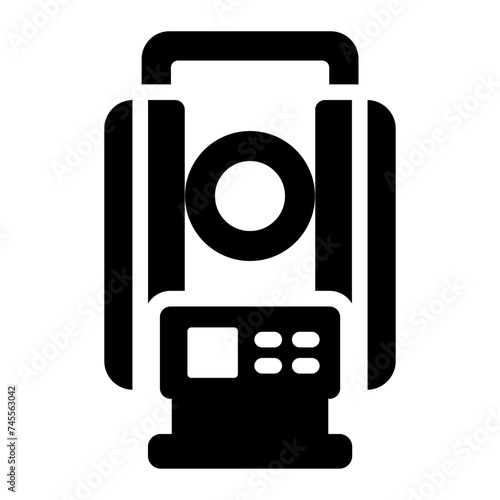 Theodolite thecnology icon