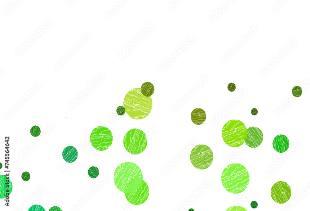 Light blue, yellow vector template with circles. Light blue, yellow vector template with circles.