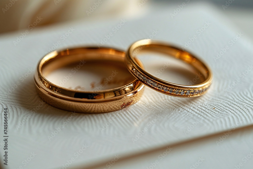 bride and groom with white dress, wedding table setting wedding cake and decoration rings bride and groom with white dress, wedding table setting wedding cake and decoration rings