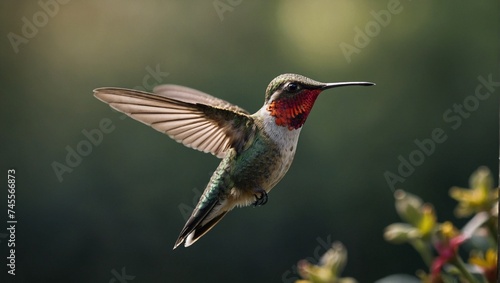 hummingbird on the branch