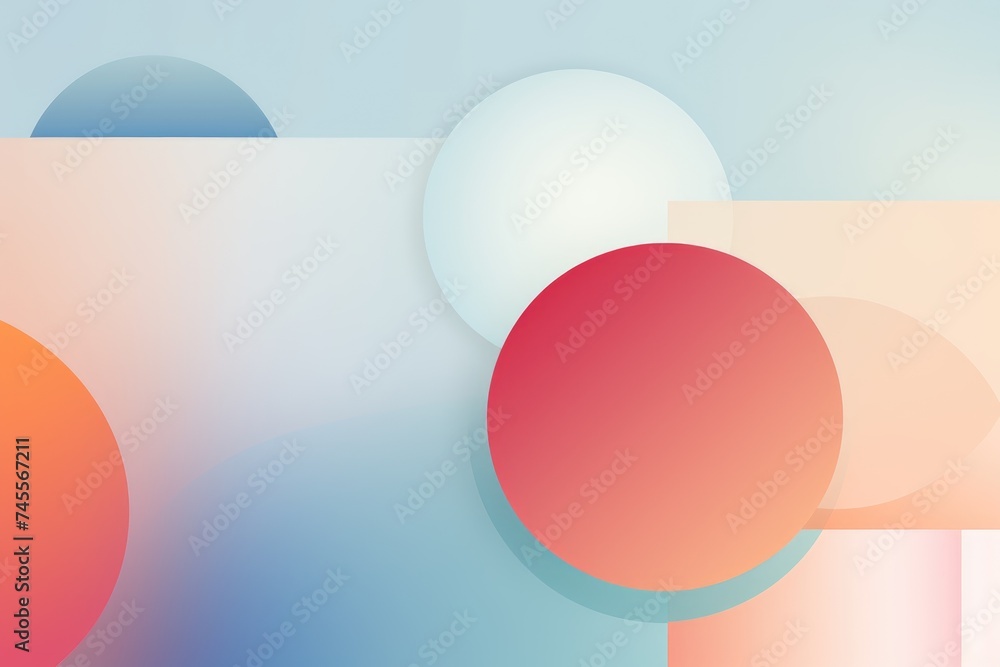 Soft, abstract pastel shapes Soft, abstract pastel shapes
