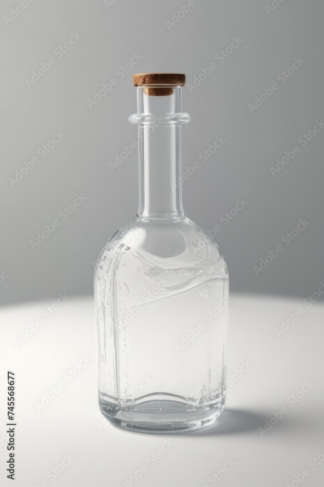 shape of a clear glass empty bottle shape of a clear glass empty bottle