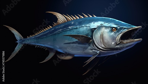 Thunnus is a type of fish lives in the ocean