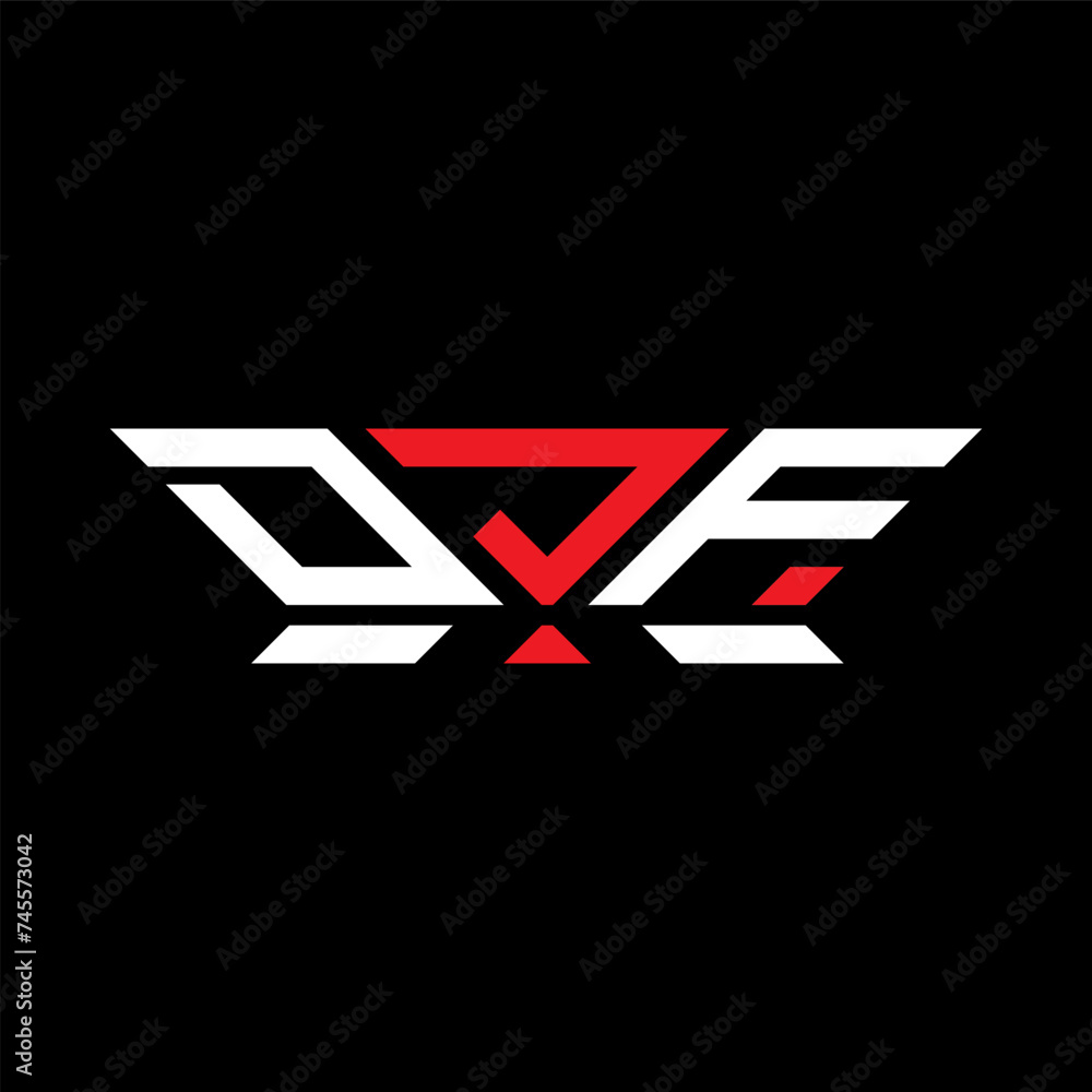 DJF letter logo vector design, DJF simple and modern logo. DJF luxurious alphabet design DJF letter logo vector design, DJF simple and modern logo. DJF luxurious alphabet design