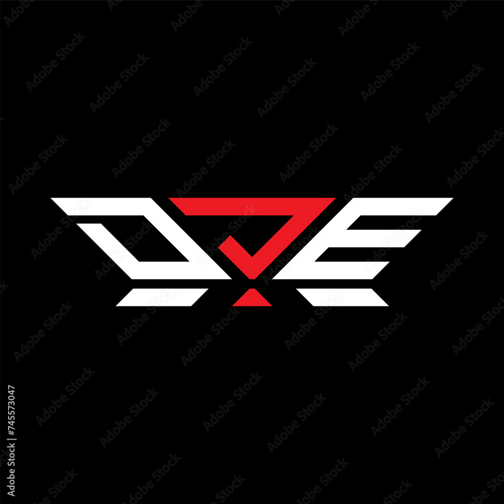 DJE letter logo vector design, DJE simple and modern logo. DJE luxurious alphabet design DJE letter logo vector design, DJE simple and modern logo. DJE luxurious alphabet design