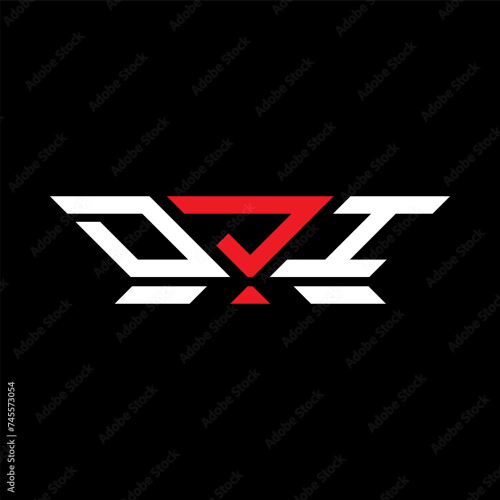 DJI letter logo vector design, DJI simple and modern logo. DJI luxurious alphabet design DJI letter logo vector design, DJI simple and modern logo. DJI luxurious alphabet design