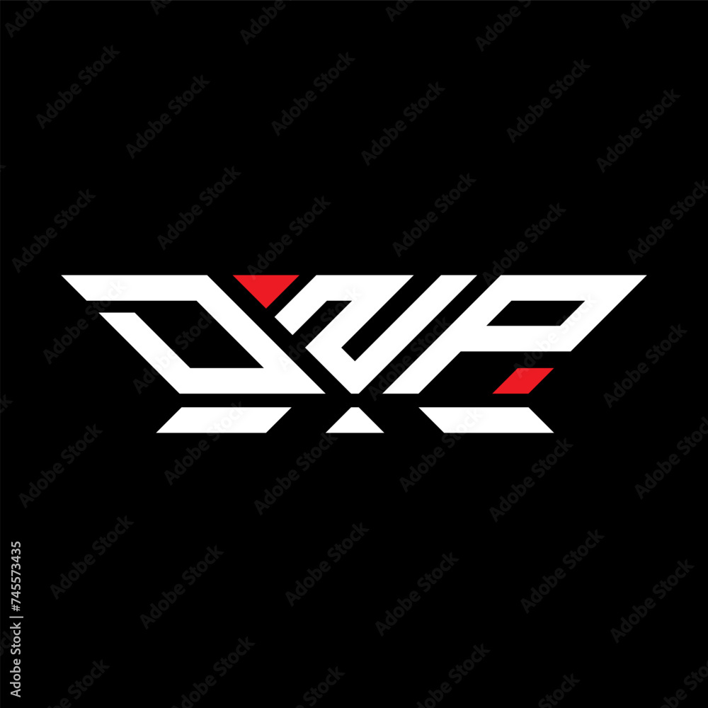 DNP letter logo vector design, DNP simple and modern logo. DNP luxurious alphabet design  