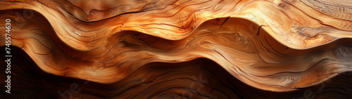 Close Up of Wood Grain Pattern photo