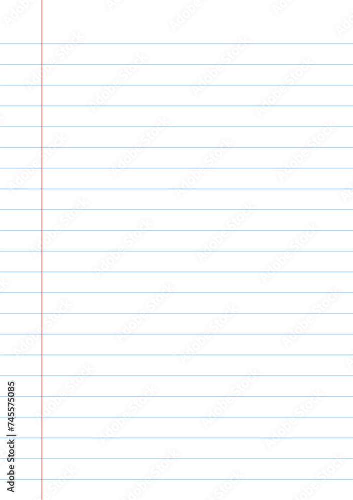 Notebook paper background. Lined notebook paper Notebook paper background. Lined notebook paper