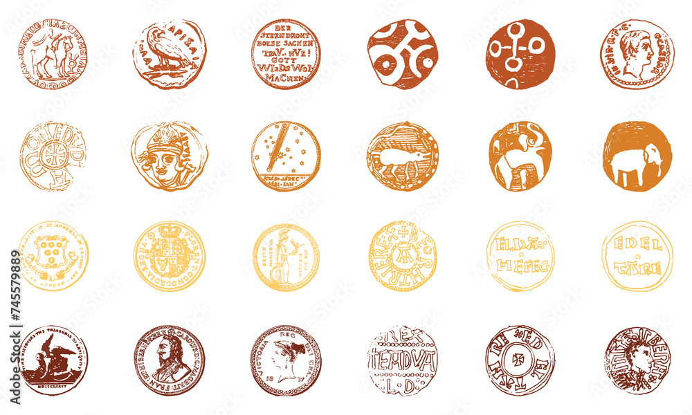 Numismatics icon mega bundle Numismatics icon mega bundle