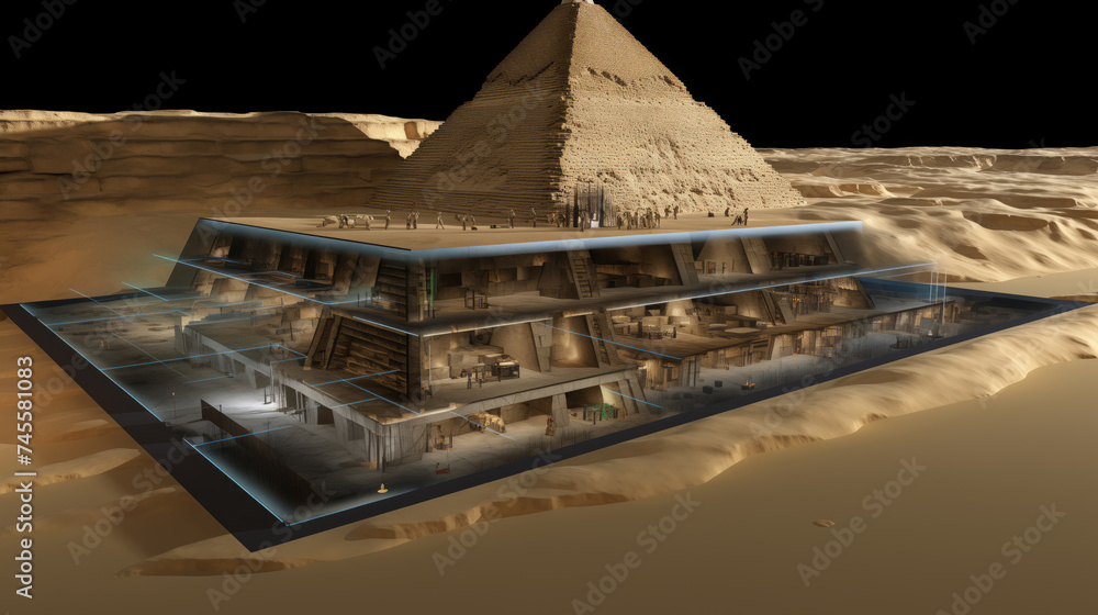 Secret documents of underground tunnel Egyptian pyramids, UFO Secret documents of underground tunnel Egyptian pyramids, UFO