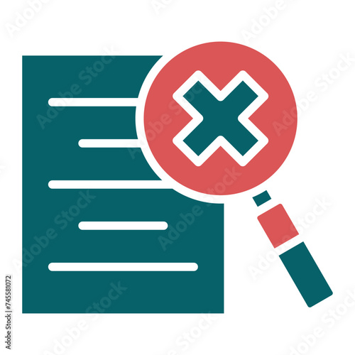 Data Infringement Icon Style