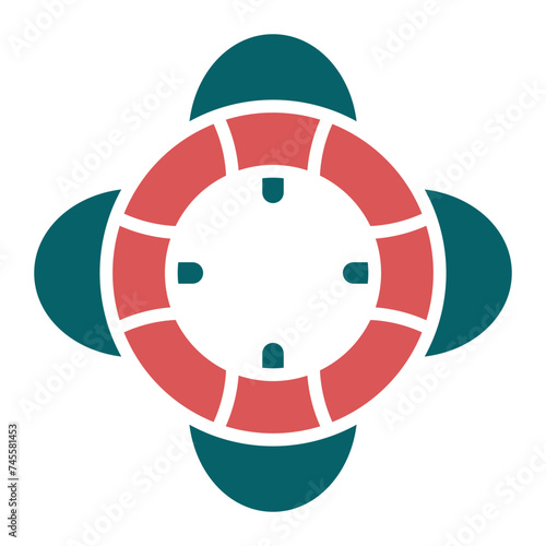 Life Preserver Icon Style