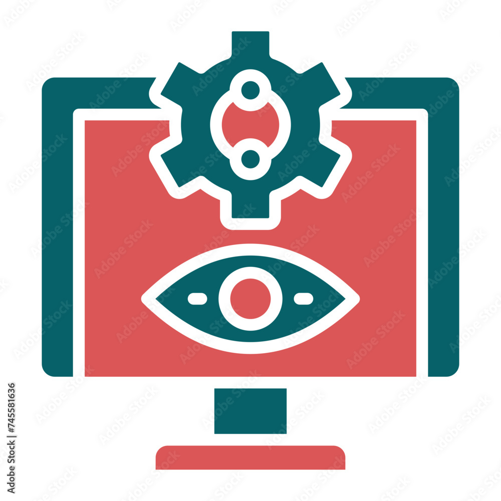 Monitoring Icon Style Monitoring Icon Style