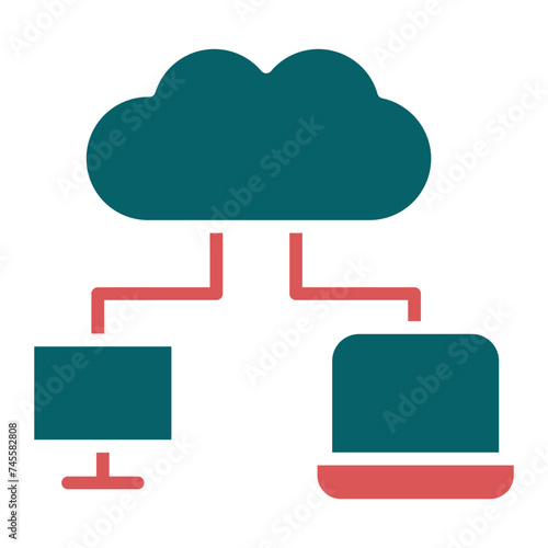 Cloud Storage Icon Style