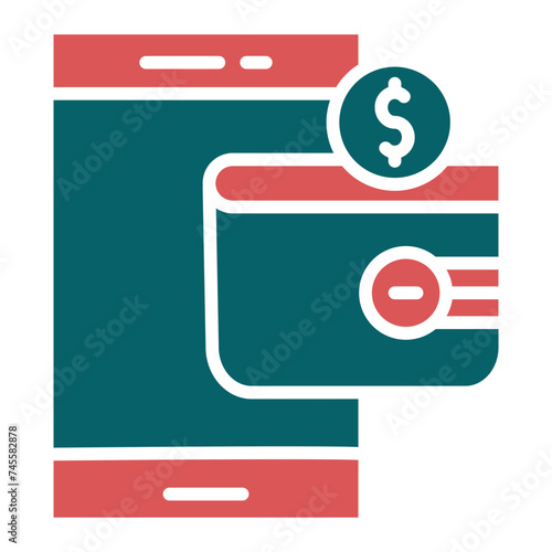 Digital Wallet Icon Style