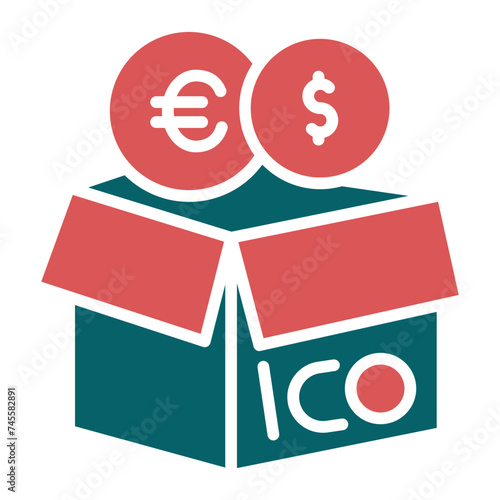 Initial Coin Offering Icon Style