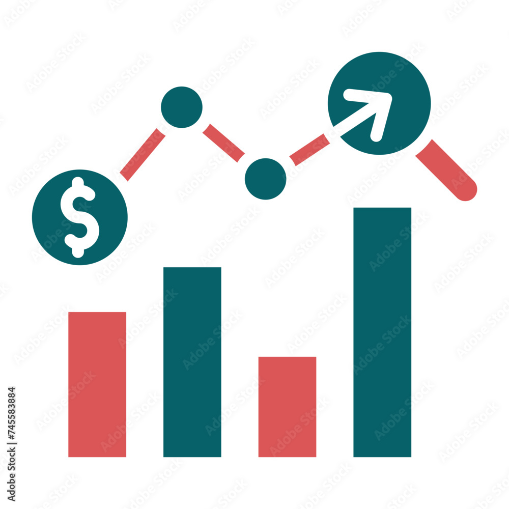 Forecasting Icon Style Forecasting Icon Style