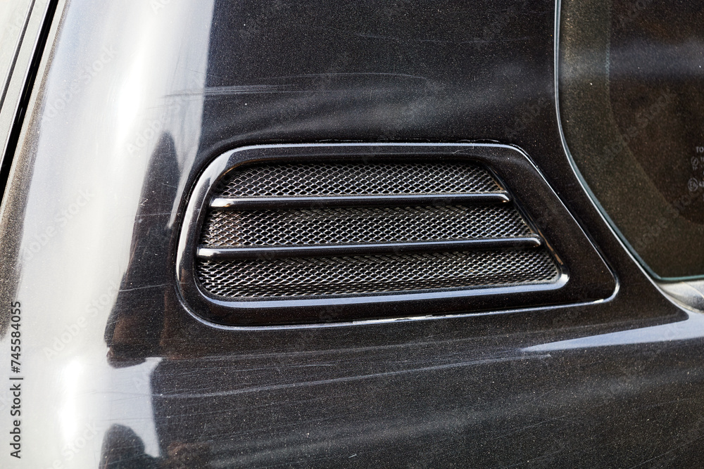 ventilation grille on the car body