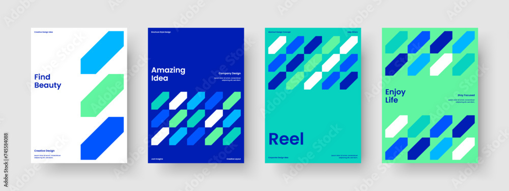 Geometric Banner Template. Creative Flyer Layout. Abstract Background Design. Business Presentation. Brochure. Book Cover. Poster. Report. Magazine. Leaflet. Handbill. Notebook. Pamphlet