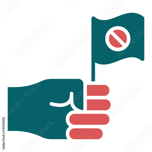Boycott Icon Style