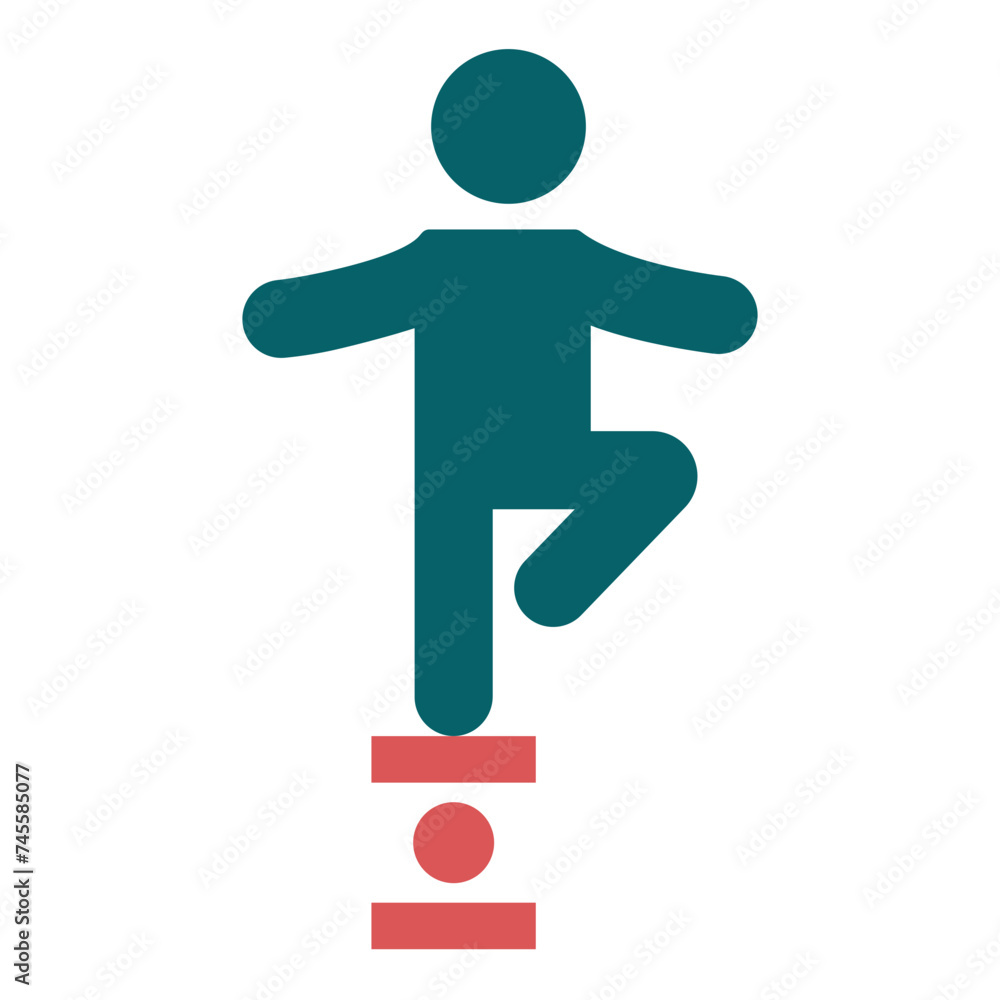 Balancing Art Icon Style Balancing Art Icon Style