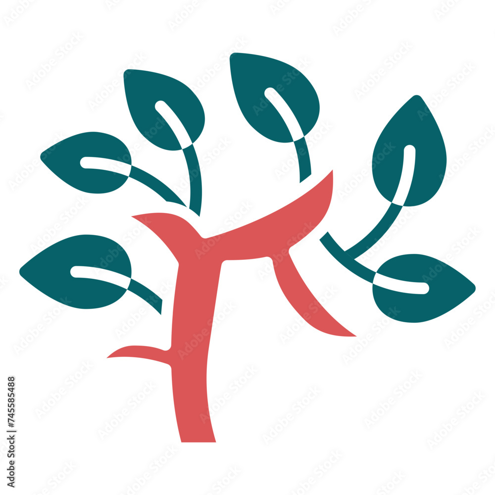 Obraz premium Branch Icon Style