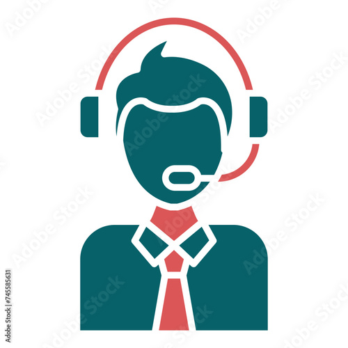 Customer Service Icon Style