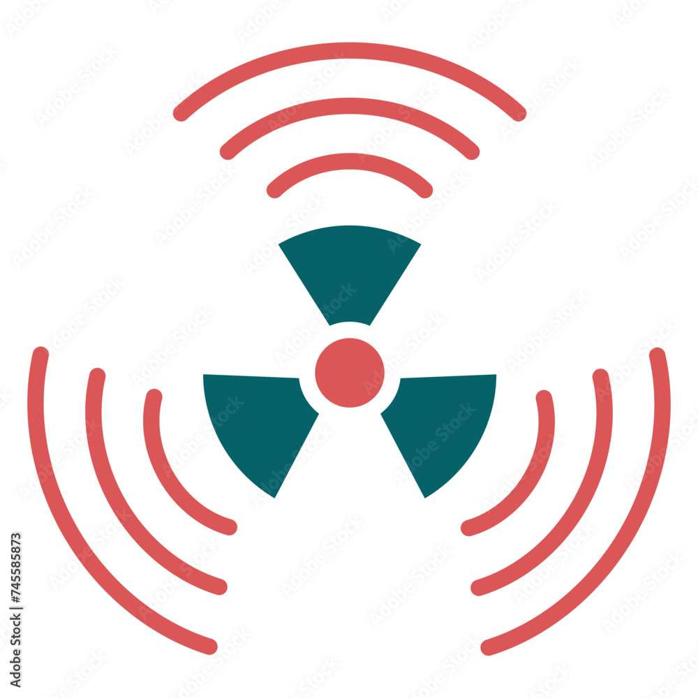 Fotografie Gamma Rays Icon Style