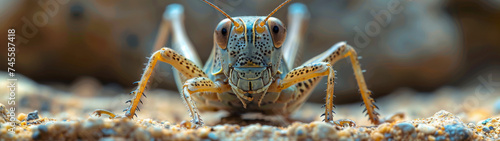 Close Up of Bug on the Ground © Daniel