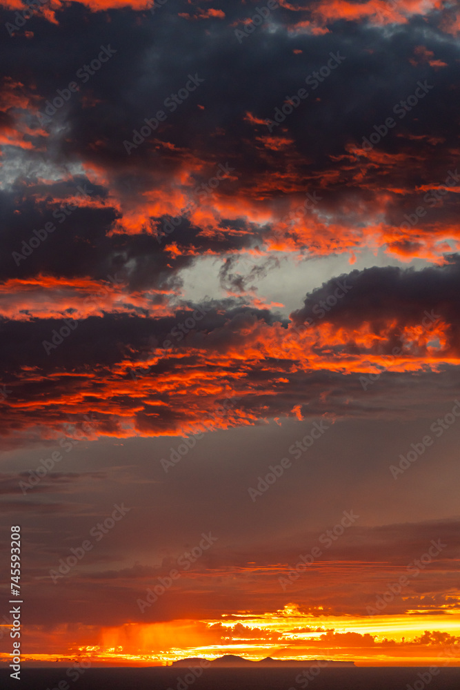 Atardecer, San Carlos Sonora. Pueblo mágico 