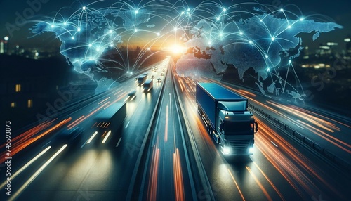 Dynamic Freight Movement: Trucking Under Digital Trade Skies